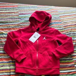 Jordan embroidered zip up size 4T hoodie new tags fast shipping